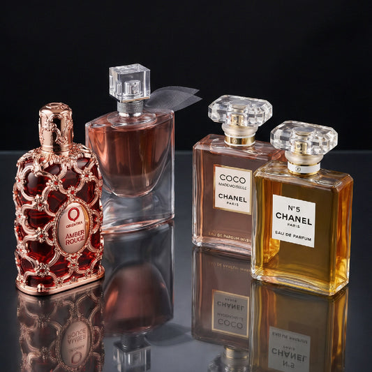 Amber Rouge, La Vie Est Belle, Coco Madm, Coco N5 TTK