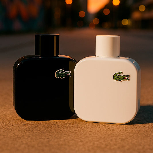 LACOSTE NEGRO Y BLANCO